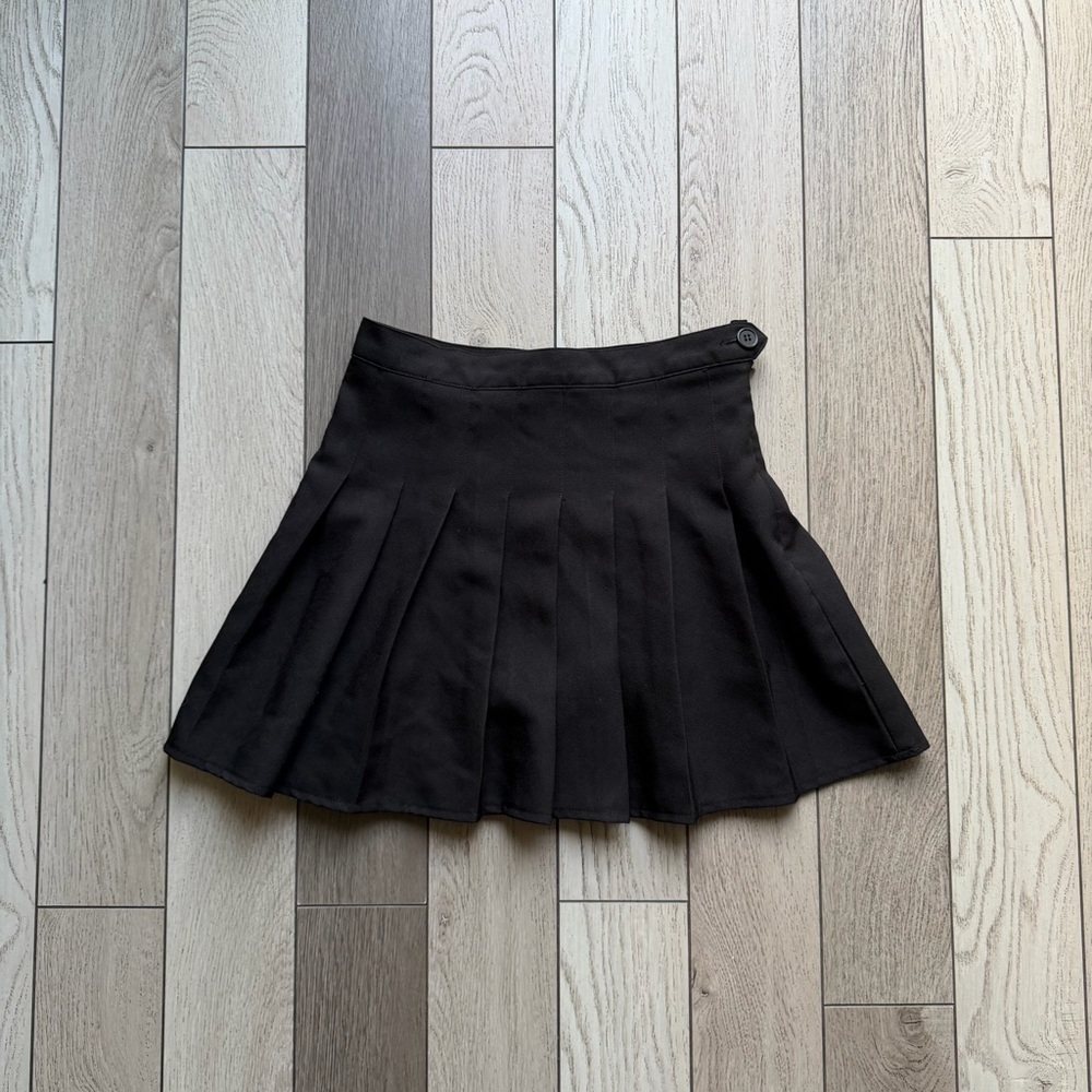 Fashion&dyt Black Pleated Skirt